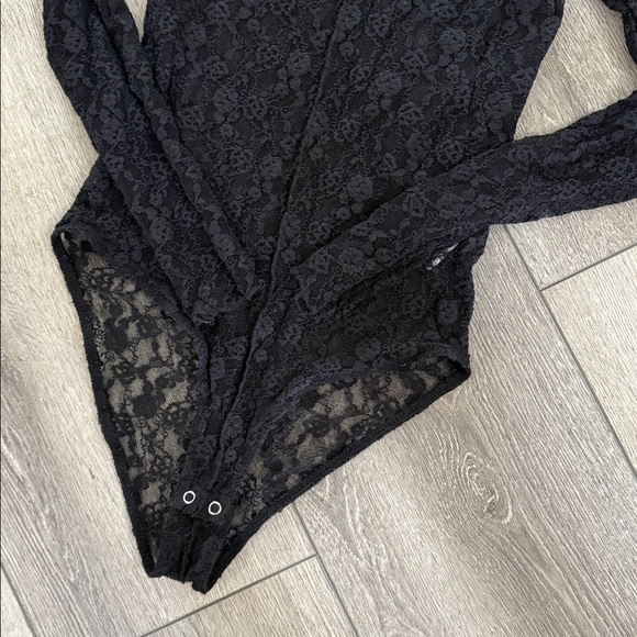 Stradivarius | Lace Bodysuit , Size medium black - Picture 4 of 5